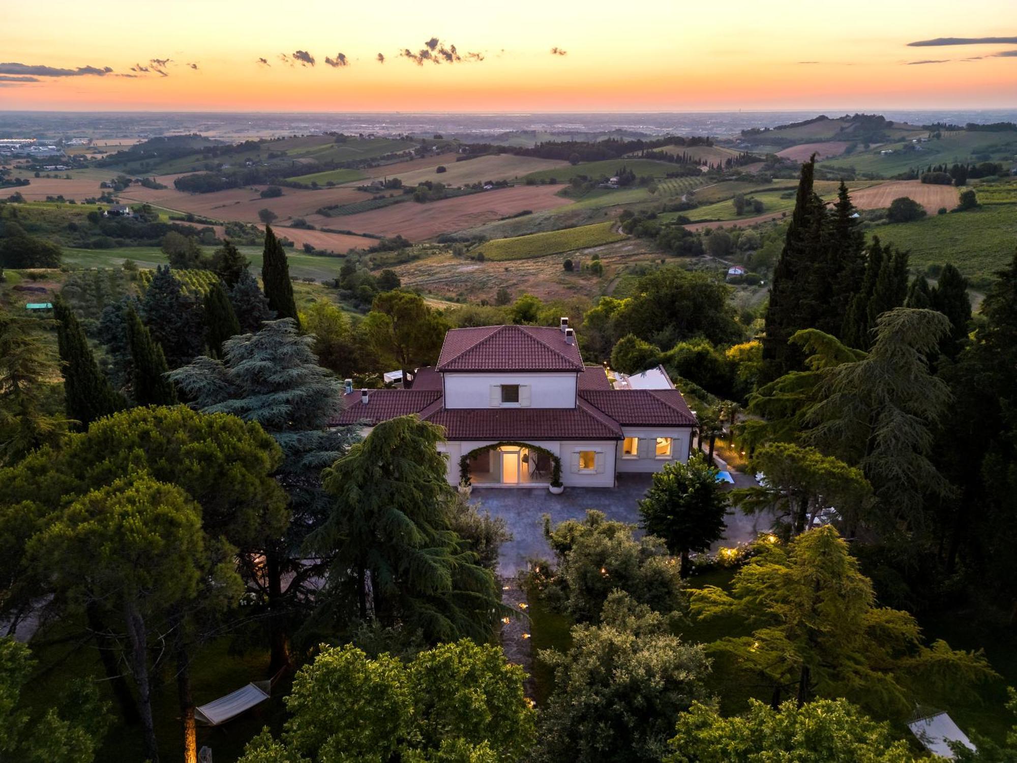 Villa Belvedere แบร์ตินอโร ภายนอก รูปภาพ